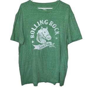 Rolling Rock Extra Pale Men’s Cotton Polyester T-shirt Size XL